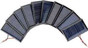 AOSHIKE 10 Stuks 5V 30mA Mini Zonnepanelen